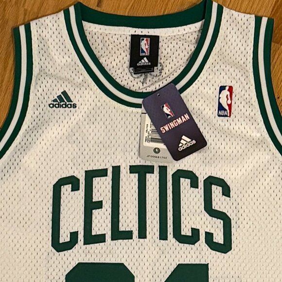 NWT adidas Paul Pierce #34 Boston Celtics Home Swingman Basketball Jersey Large - Picture 2 of 9